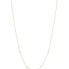 Solitaire 18kt G Necklace 4 Diamonds