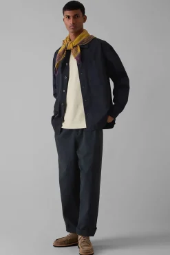 Stellar Check Scarf, Ochre