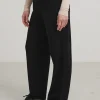 Straight Pants, Black