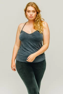 Strap Top, Midnight Blue