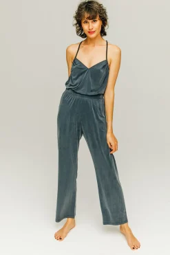 Strap Top, Midnight Blue