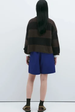 Striped Cardigan, Bicolor