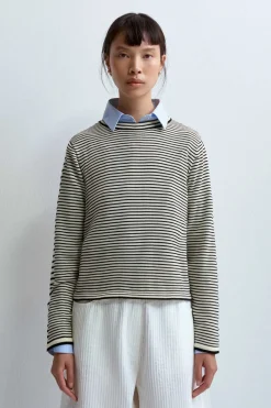 Striped LS Tee, OS