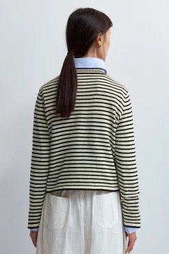 Striped LS Tee, OS
