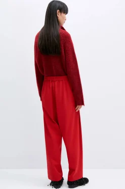 Tailoring Pocket Pants, Red