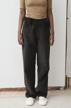 Tajo Cord Pants, Black