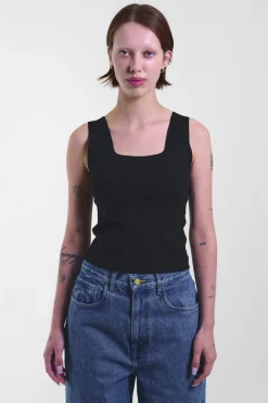 Tank Top Square 100, Black