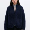 Teddy Jacket, Navy