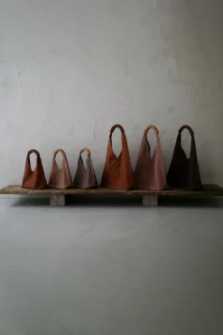Triangle Bag 58, Ochre/Red