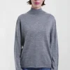 Turtleneck Pullover 112, Grey Mel.