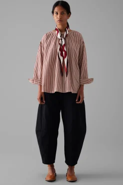 Twisted Seam Trousers, Black