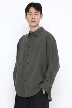 Unisex Dolman Shirt, Pewter Green