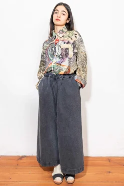 Unisex Shirt, Print Beige BBB