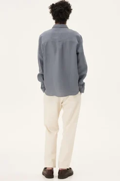 Valencia Shirt, Foggy Blue