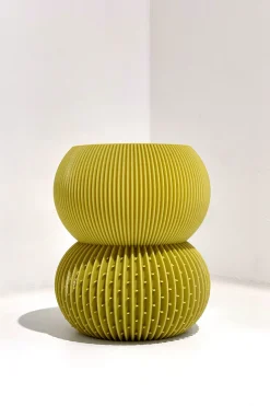 Vase 06, Olive Green