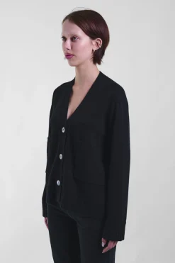 V-Neck Cardi 88, Black