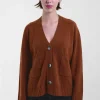 V-Neck Cardi 88, Clay