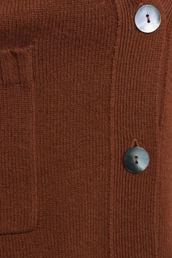 V-Neck Cardi 88, Clay