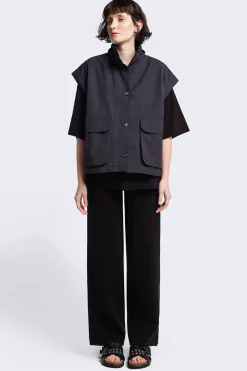 Vulcan Zip Coat, Black