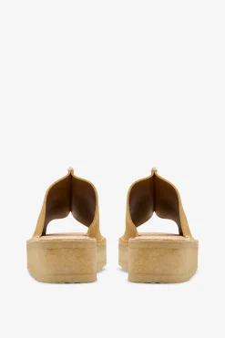 Wedge Slide, Mid Tan