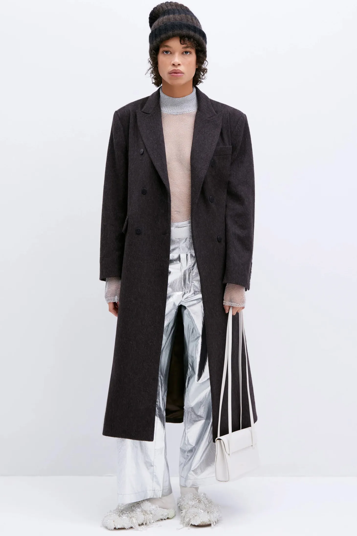 Wide Pants, Silver