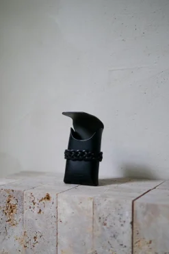 Woven Card Case, Black