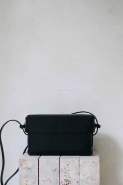 Woven Lid Bag, Black