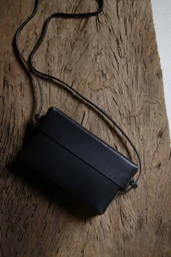 Woven Lid Bag, Black