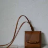 Woven Mini Case, Chestnut